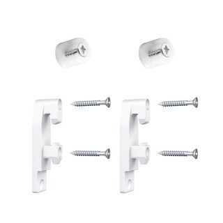 2 x Nobilia Front-halter + Relinghalter zum Schrauben Schubladen-fronthalter Schrauben Küche Pelipal Auszug Blende